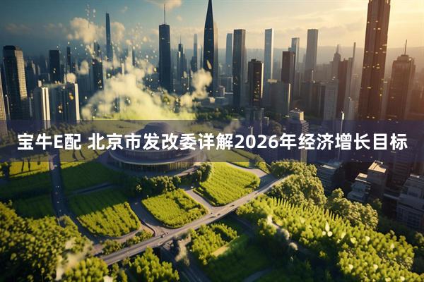 宝牛E配 北京市发改委详解2026年经济增长目标